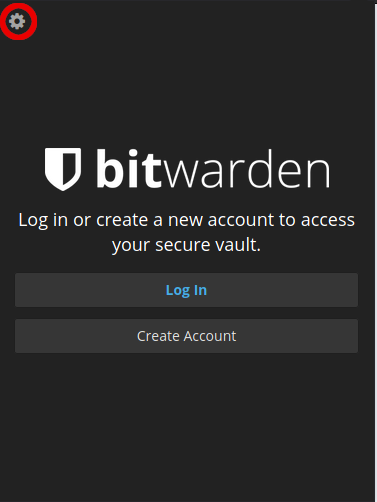 Bitwarden Extension Configuration